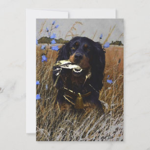 Gordon Setter    Invitation