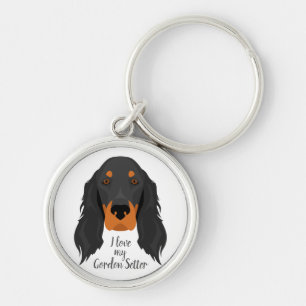 Gordon Setter Keychain