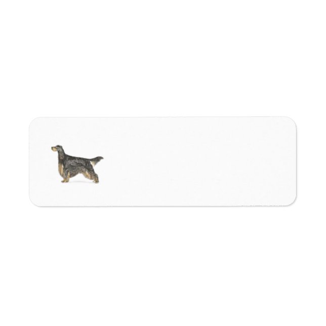 Gordon Setter Label (Front)