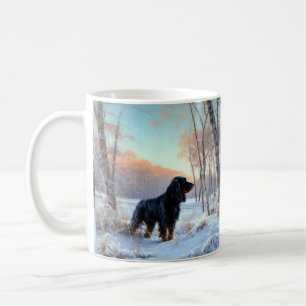 Gordon Setter Let It Snow Christmas Coffee Mug