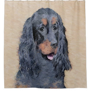 Gordon Setter Painting - Cute Original Dog Art