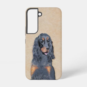 Gordon Setter Painting - Cute Original Dog Art Samsung Galaxy Case