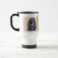 Gordon Setter Painting - Cute Original Dog Art