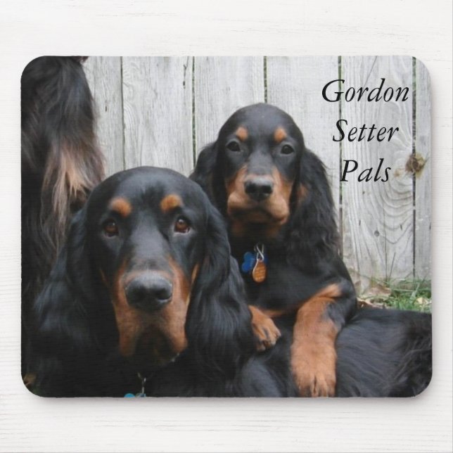 Gordon Setter Pals Mousepad (Front)