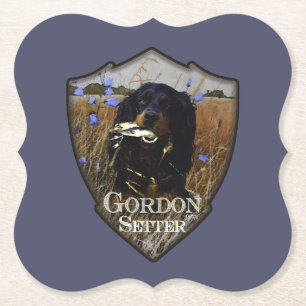Gordon Setter Paper Coaster