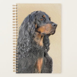 Gordon Setter Peinture - Joli art original chien