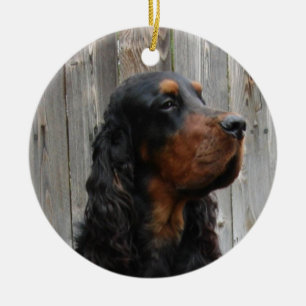 Gordon Setter Photo Ornament