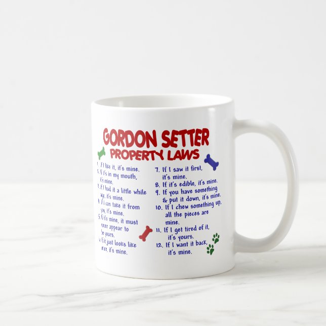 GORDON SETTER PL2 COFFEE MUG (Right)