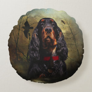 Gordon Setter    Round Pillow