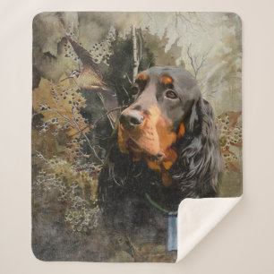 Gordon Setter  Sherpa Blanket