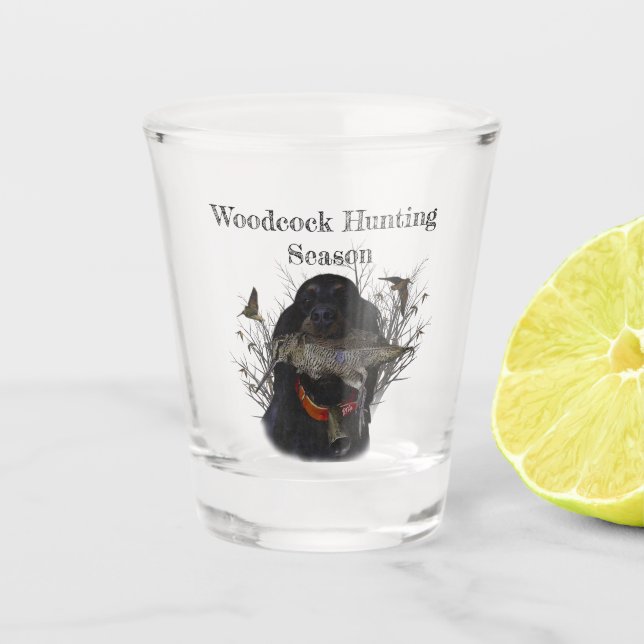 Gordon Setter  Shot Glass (Front)