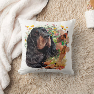 Gordon Setter Throw Pillow