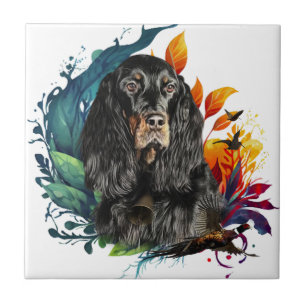 Gordon Setter  Tile