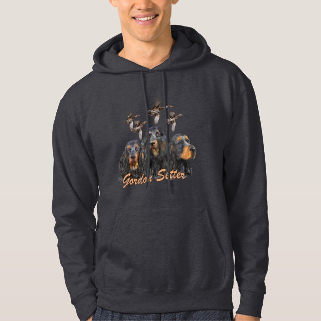 Gordon Setter  Trio Hunt Apparel Hoodie (Front)