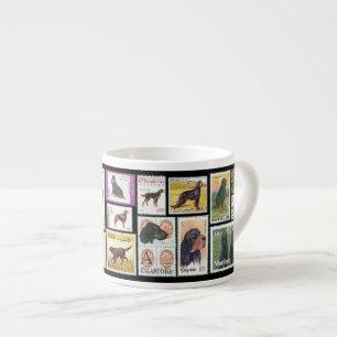 Gordon Setter World Stamps Espresso Mug