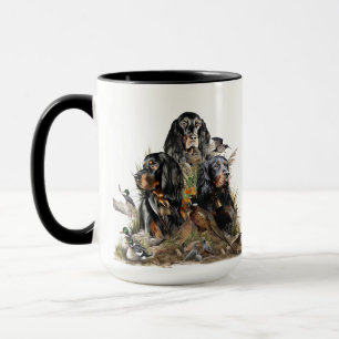 Gordon Setters , Passion for Birds , Art Mug