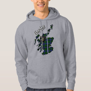 Gordon Tartan Map & Badge Hoodie