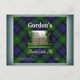 Gordon's Huntly Castle Ale Postcard