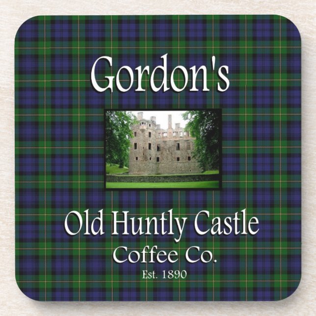 Gordon's Old Huntly Castle Coffee Co. Coaster Set (Front)