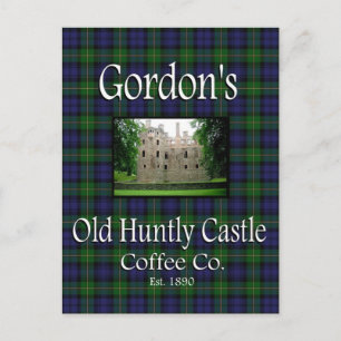 Gordon's Old Huntly Castle Coffee Co. Postcard