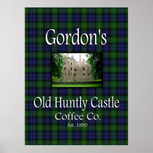 Gordon's Old Huntly Castle Coffee Co. Poster