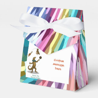 Gordy, goanna juggler favor box