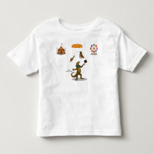 Gordy, goanna juggler toddler t-shirt