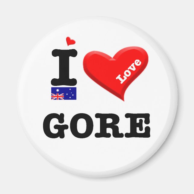 GORE - I Love Magnet (Front)