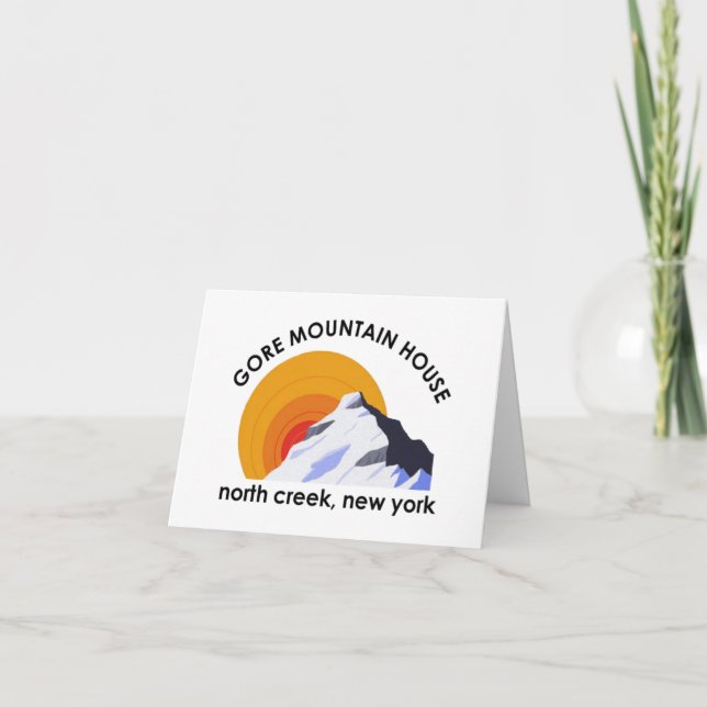 Gore Mountain House Note Card (Front)