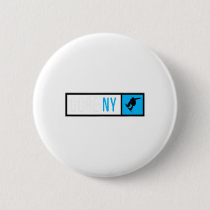 Gore Mountain New York Snowboard Box Type 2 Inch Round Button
