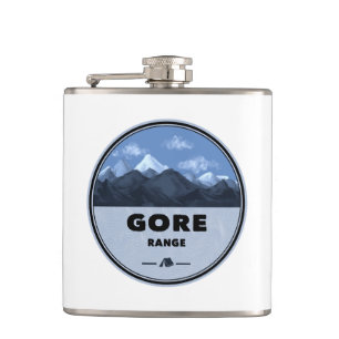 Gore Mountain Range Colorado Camping Hip Flask