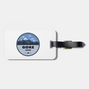 Gore Mountain Range Colorado Camping Luggage Tag