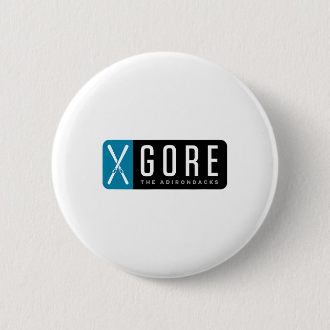 Gore Mountain Ski  2 Inch Round Button (Front)