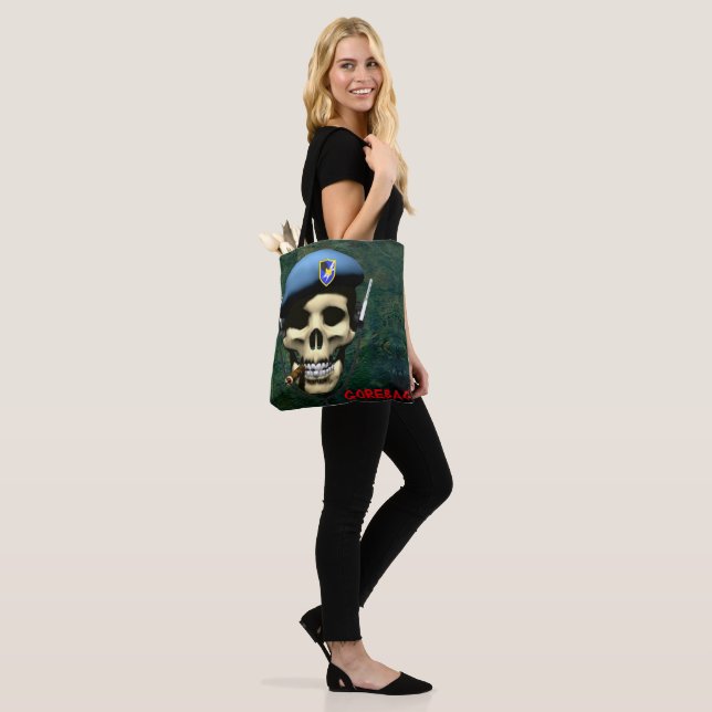 Gorebagg Two-Sided Print Tote Bag (On Model)