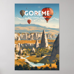Goreme National Park Travel Poster