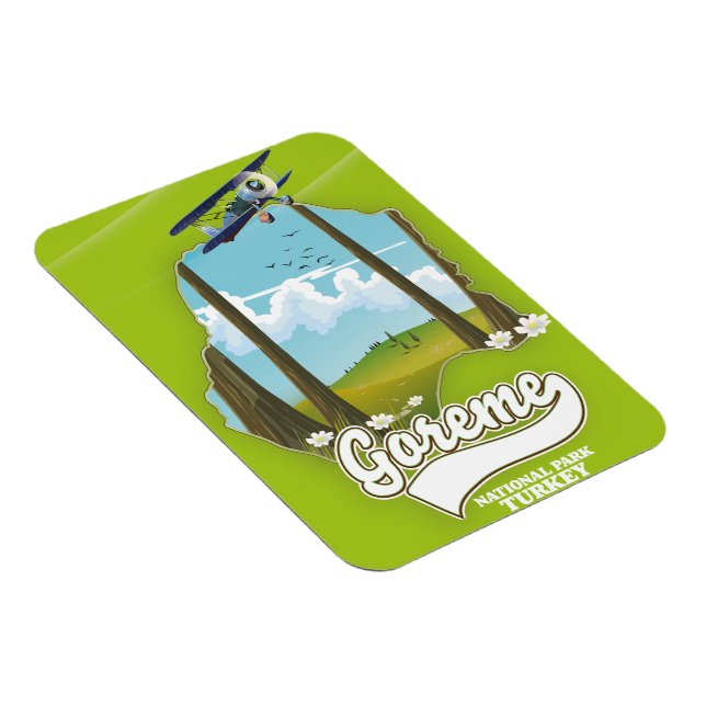 Goreme national park Turkey Map Magnet (Right Side)