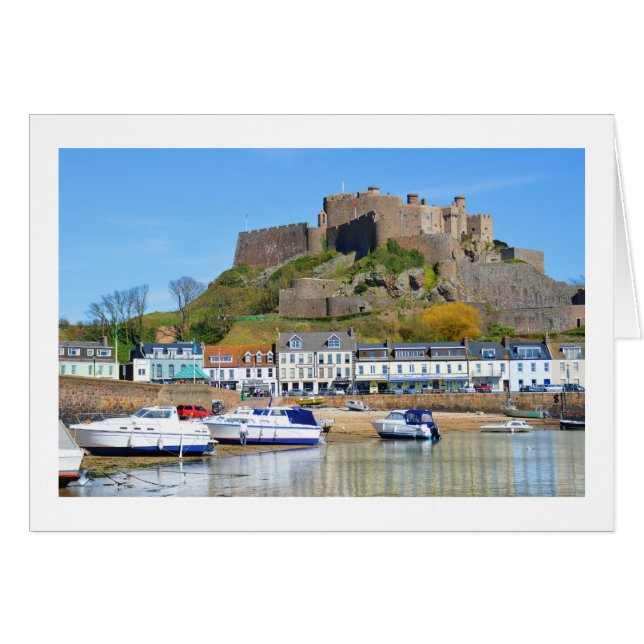 Gorey castle, Jersey card (Front Horizontal)
