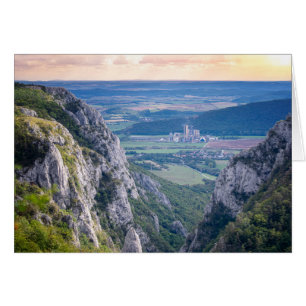 Gorge au coucher du soleil