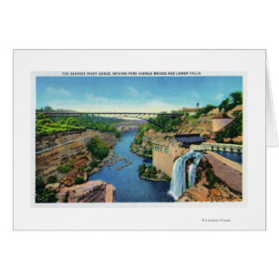 Gorge de rivière de Genesee, pont de Park Avenue