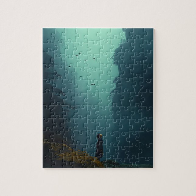 Gorge of Prayer Jigsaw Puzzle (Vertical)