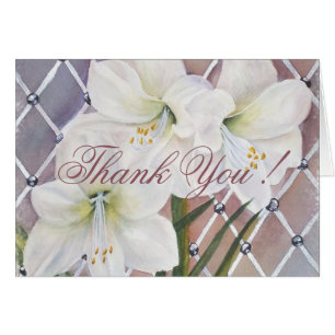 GORGEANT STYLE BLANC AMARYLLIS FLEURS MERCI