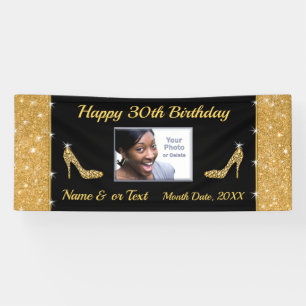 Gorgeous, 30th Birthday Banners Personalised