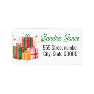 Gorgeous address labels holiday