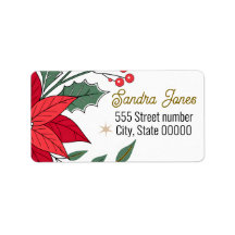 Gorgeous address labels holiday