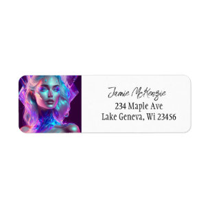 Gorgeous Ai Art Pretty Icy Glass like Woman