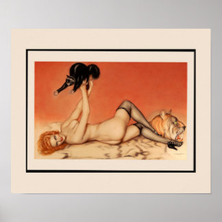 Gorgeous Alberto Vargas Pin up Poster