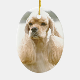 Gorgeous American Cocker Spaniel Ceramic Ornament
