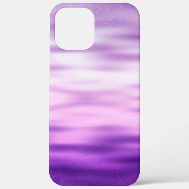 Gorgeous and Unique Purple Space Wave Pattern iPho Case-Mate iPhone Case (Back)