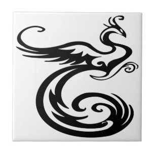 Gorgeous and Wild Phoenix Tile