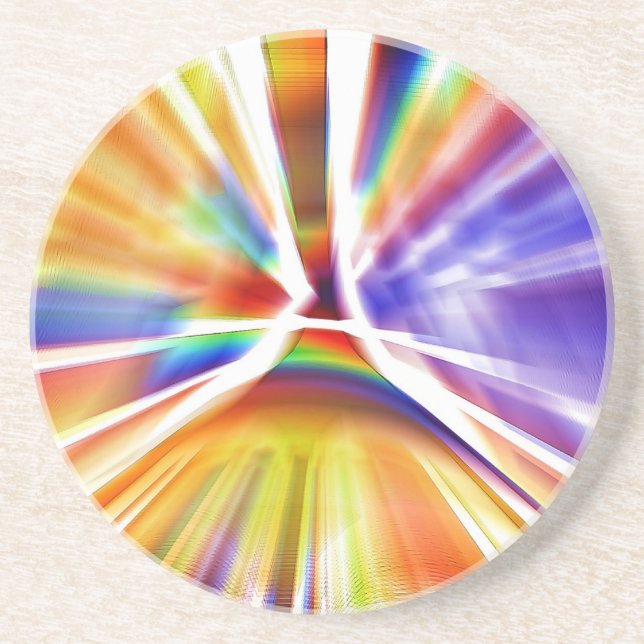 GORGEOUS ART PAINT SPLATTER COASTER (Front)
